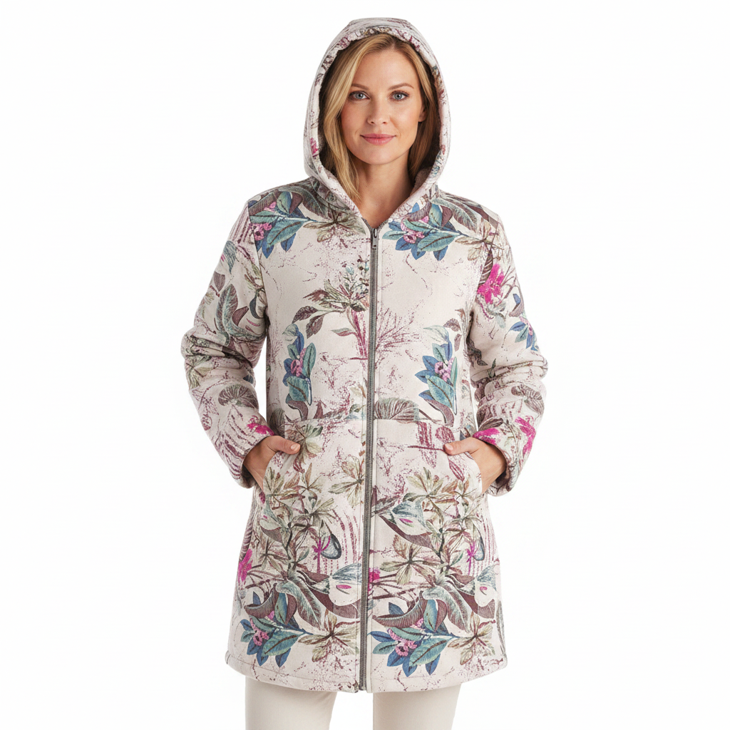 Inspire | Women's Jacket | Hooded Floral Print