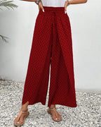 Luna | Women’s Smocked Waist Palazzo Trousers