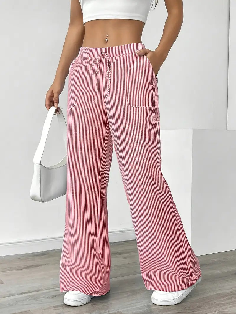 Bersh | Women’s Boho Beach Flare Trousers
