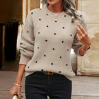 Solis | Elegant Knitted Jumper Khaki