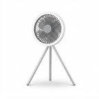 10000mAh Camping Fan – Rechargeable Portable Tripod Fan with LED Ring Light, Power Bank & Air Circulator for Tent, Desk & Outdoor