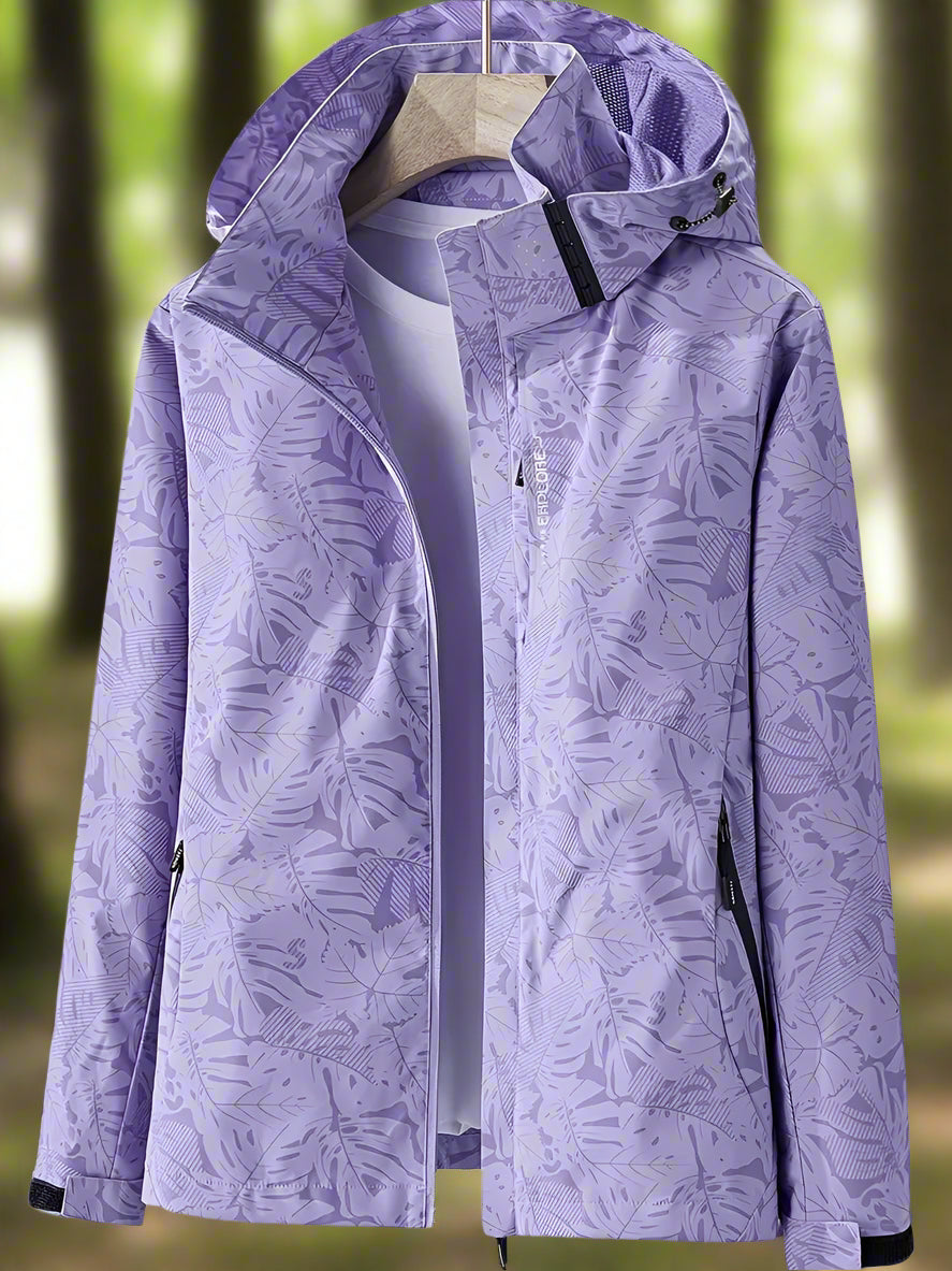 Pamelo | Women's Jacket | Full-length Zipper Closure Purple