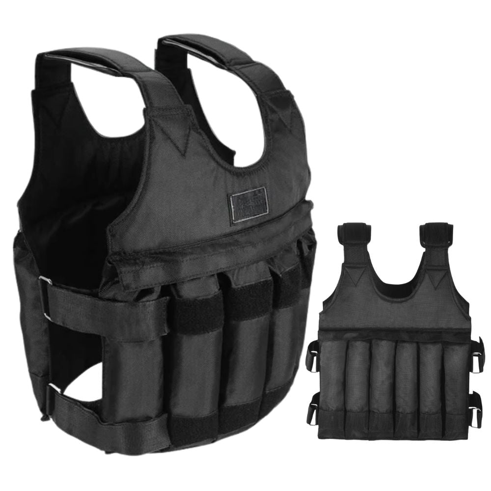 110-Pound Weight Vest Adjustable For Strength Training Fitness And Workout Default
