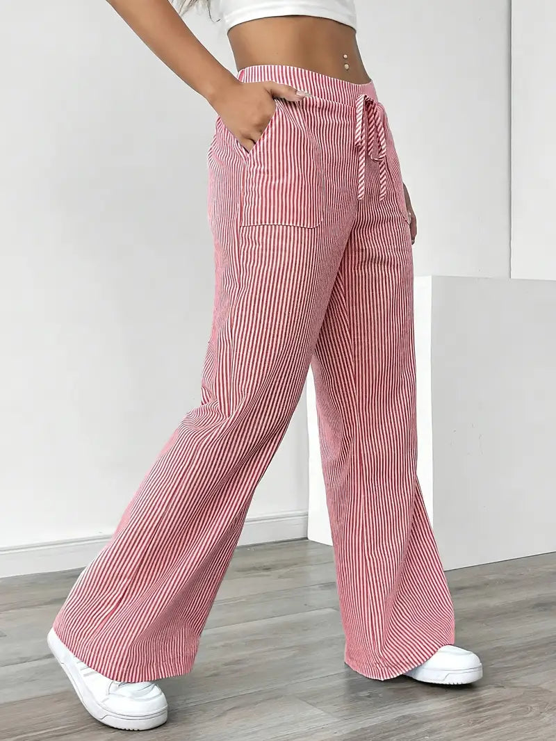 Bersh | Women’s Boho Beach Flare Trousers