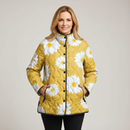 Mechi | Women’s Jacket | Floral Daisy Quilt Design