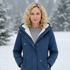 Luna | Women's Quilted Winter Coat - Warm Padded Puffer & Longline Hooded Parka