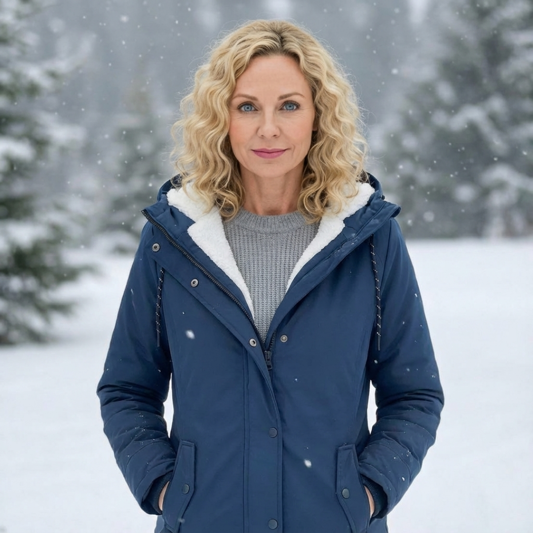 Luna | Women's Quilted Winter Coat - Warm Padded Puffer & Longline Hooded Parka