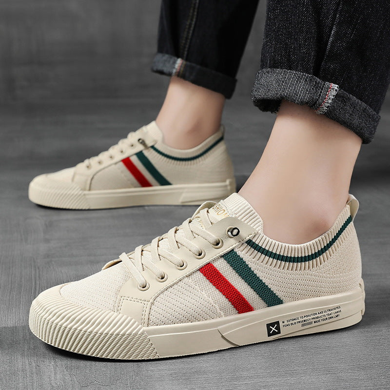 Calico | Men’s Knit Lace-Up Sneakers