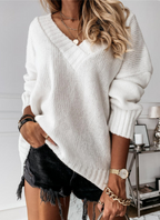 Ēden | Ava | Casual Comfy Top with Elegant V-Neck
