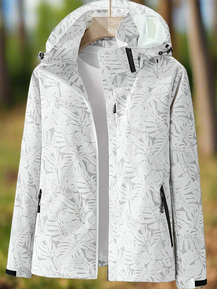Pamelo | Women's Jacket | Full-length Zipper Closure White
