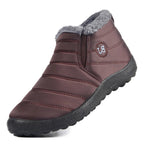 Figueral | Snowy Slips | Warm and Dry Slip-Ons Brown