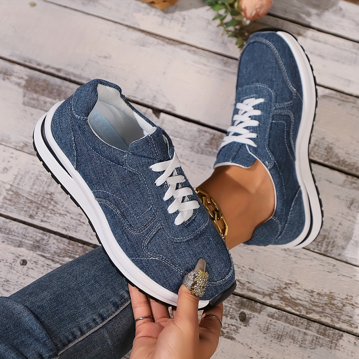 Flōre | Sneakers For Women | Lace Front Design