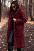 Amore | Elegant Warm and Cozy Wool Coat Red