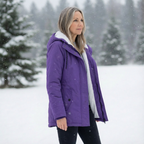 Luna | Women's Quilted Winter Coat - Warm Padded Puffer & Longline Hooded Parka