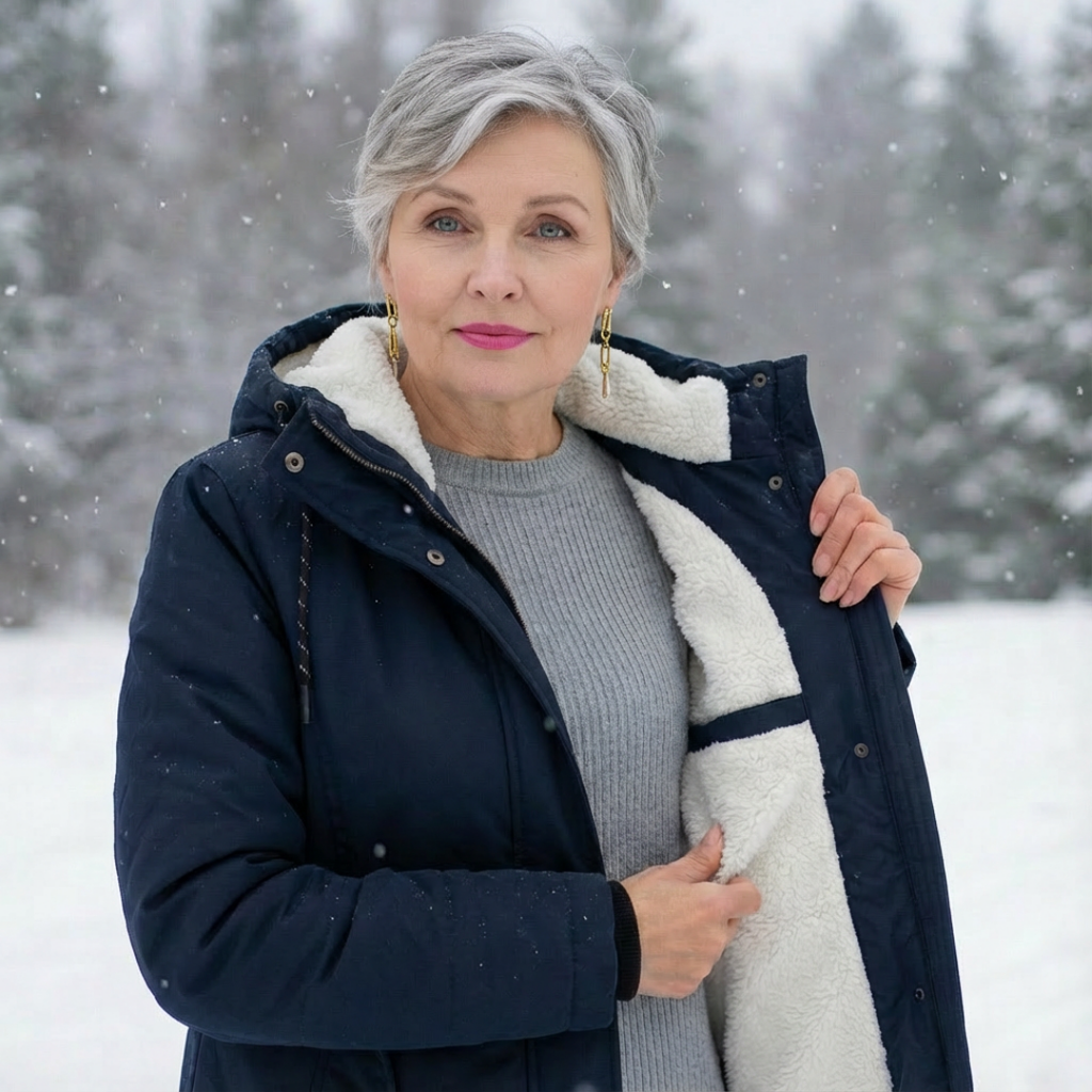 Luna | Women's Quilted Winter Coat - Warm Padded Puffer & Longline Hooded Parka