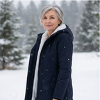 Luna | Women's Quilted Winter Coat - Warm Padded Puffer & Longline Hooded Parka