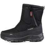 Luna | Mid-Height Snow Boots | Warm Winter Boots Black