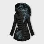 Amore | Women's Comfortable Coat - Warm Lightweight Puffer & Quilted Casual Jacket Black