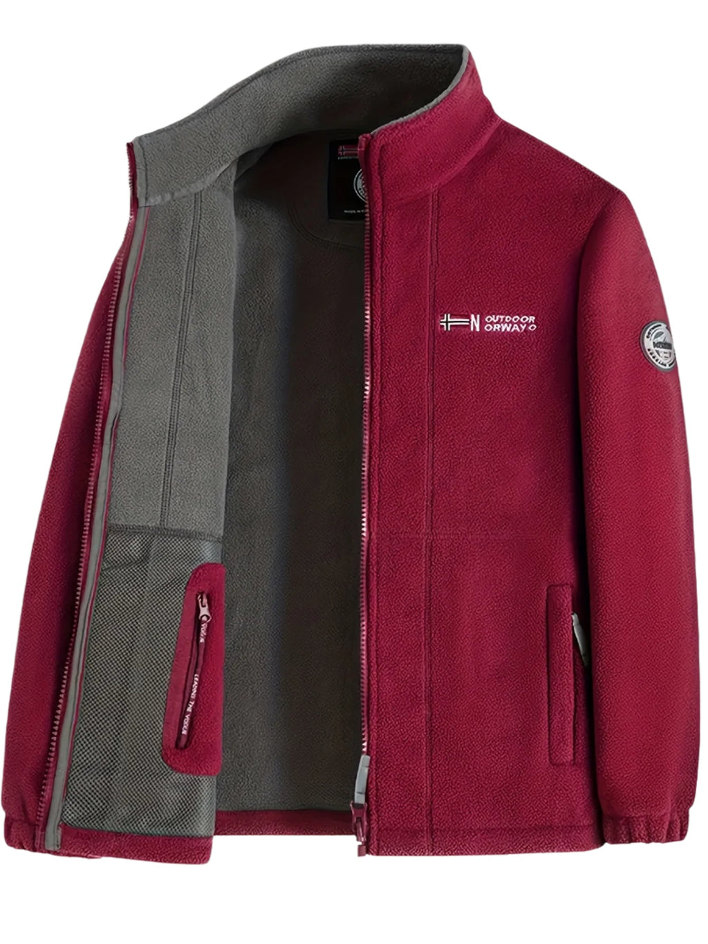 Marmari | Soft, Warm & Lightweight Outdoor Fleece Jacket with Protective Collar