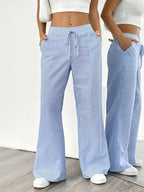 Bersh | Women’s Boho Beach Flare Trousers