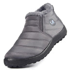Figueral | Snowy Slips | Warm and Dry Slip-Ons Gray