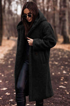 Amore | Elegant Warm and Cozy Wool Coat Black