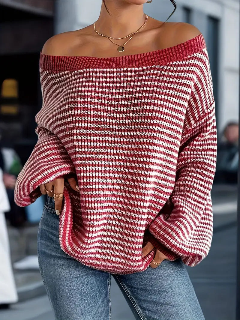 Roque | Women's Winter Knit Sweater - Warm Chunky Cable Knit Pullover & Ribbed Jumper