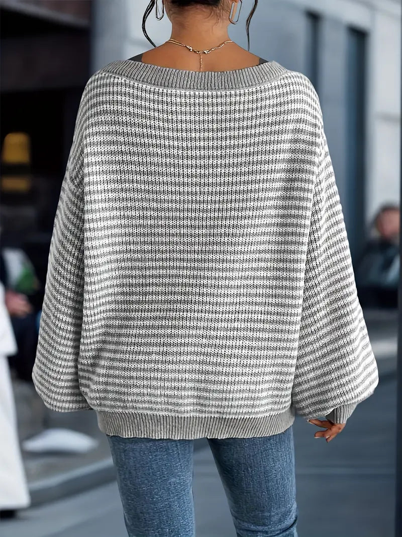 Roque | Women's Winter Knit Sweater - Warm Chunky Cable Knit Pullover & Ribbed Jumper
