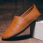 Hommes | Men’s Pebbled-grain Leather Loafers Caramel