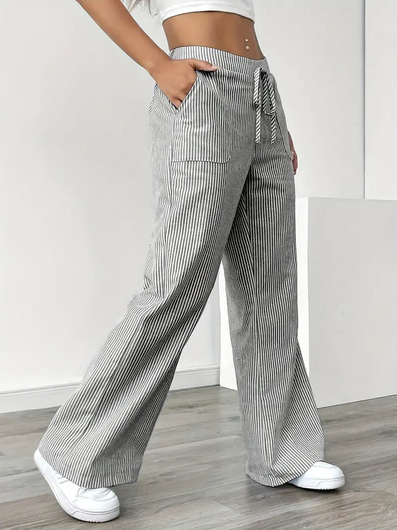Bersh | Women’s Boho Beach Flare Trousers