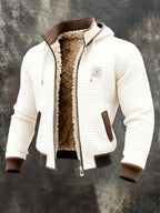 Admire | Men’s Polar Fleece Thermal Impact Jacket White