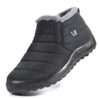 Figueral | Snowy Slips | Warm and Dry Slip-Ons Black