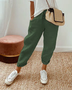 Sephira | Women’s Coastal Tapered Lounge Pants Green