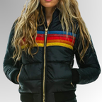 Ēden | Women's Jacket | Quilted Puffer Style Black