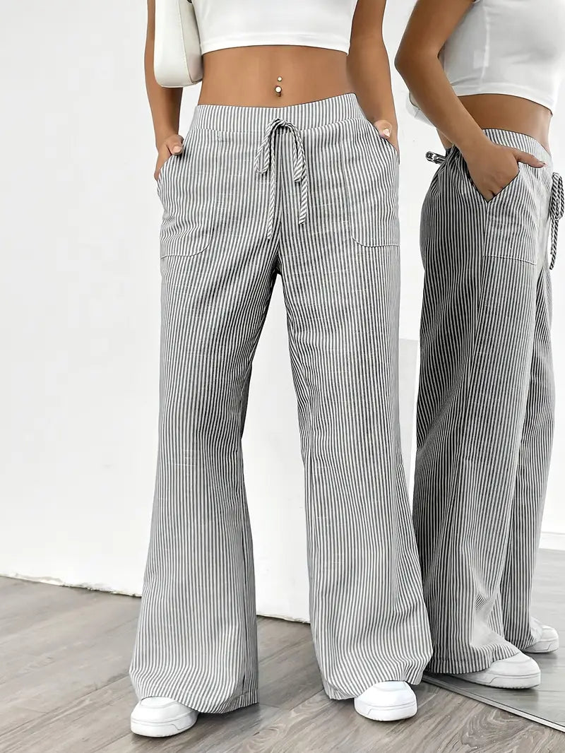 Bersh | Women’s Boho Beach Flare Trousers