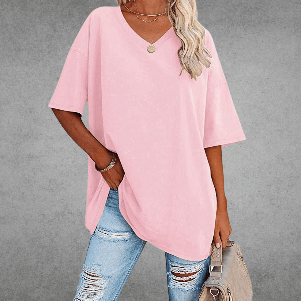 Espane | Women’s Oversized V-Neck T-Shirt