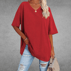 Espane | Women’s Oversized V-Neck T-Shirt