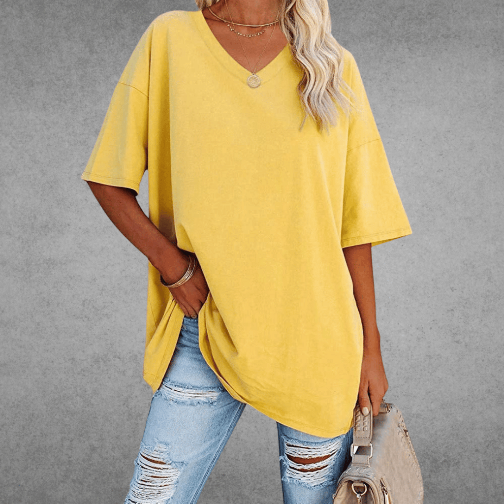 Espane | Women’s Oversized V-Neck T-Shirt