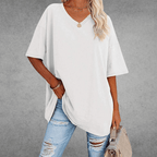 Espane | Women’s Oversized V-Neck T-Shirt