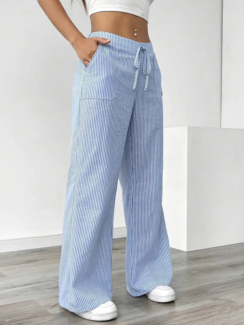 Bersh | Women’s Boho Beach Flare Trousers