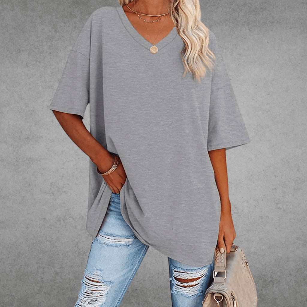 Espane | Women’s Oversized V-Neck T-Shirt