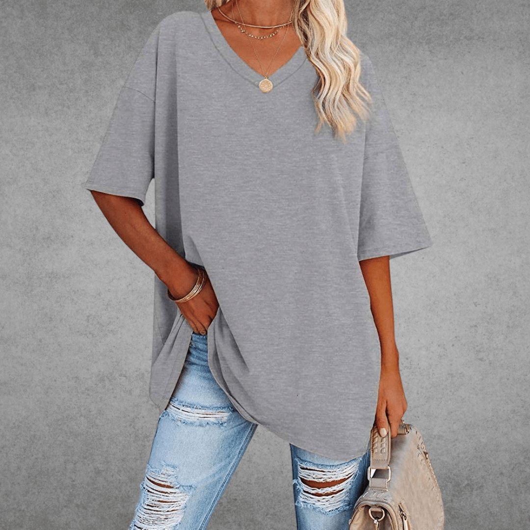 Espane | Women’s Oversized V-Neck T-Shirt