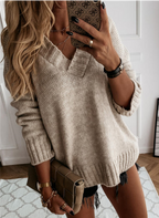 Ēden | Ava | Casual Comfy Top with Elegant V-Neck