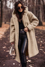 Amore | Elegant Warm and Cozy Wool Coat Beige