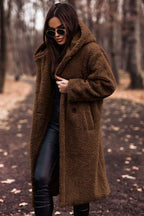 Amore | Elegant Warm and Cozy Wool Coat Brown