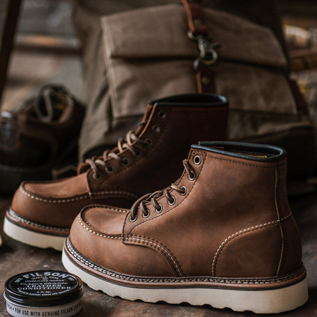 Hommes | Men’s Work Boots | Waterproof Full-Grain Leather
