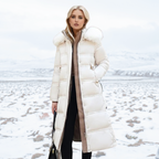Flōre | Long Winter Coat for Women with Fitted Cut and Long Sleeves | Ideal for the Cold Season