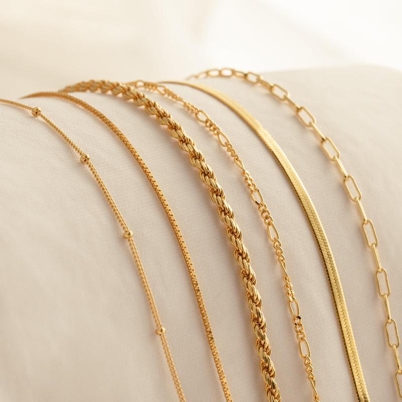 Elora | 6pc Classic Bracelets Stack – Luxury Designer Bangle Set & Slimming Minimalist Wrist Cuff