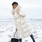 Flōre | Long Winter Coat for Women with Fitted Cut and Long Sleeves | Ideal for the Cold Season