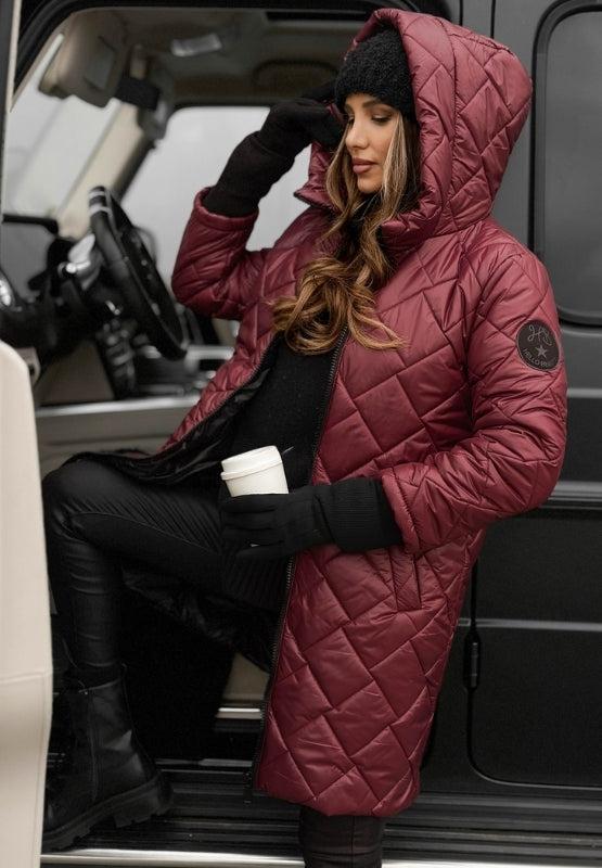Chāme | Women's Jacket | Stitched Diamond Panels